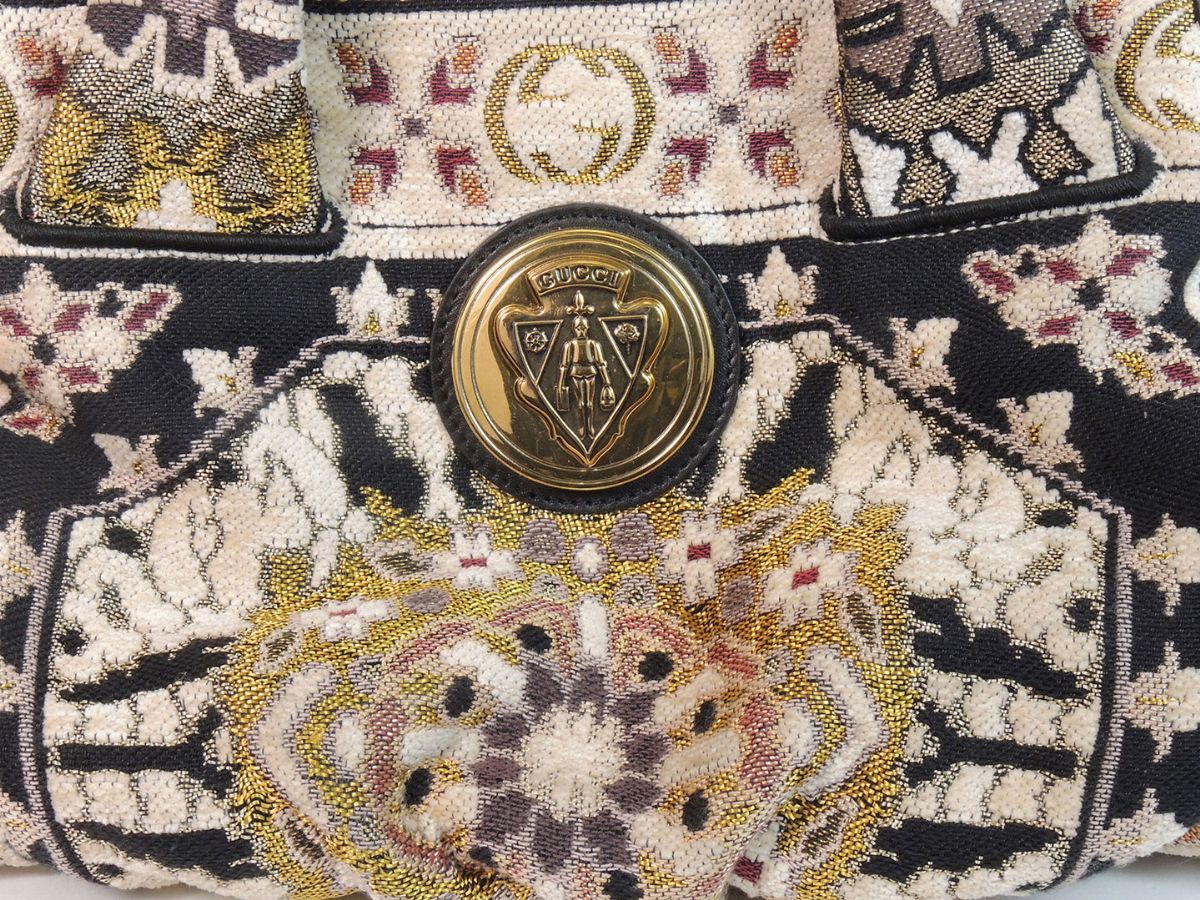 Borsa a Mano in Tessuto Hysteria Tapestry, Gucci