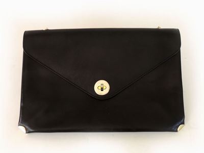 Borsa a Tracolla in Pelle Nera, Gherardini