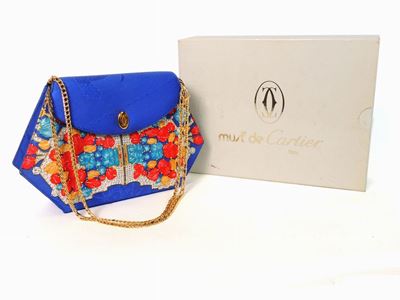 Borsa a Mano in Seta, Must De Cartier