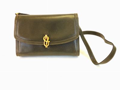 Borsa a Mano Pelle Verde