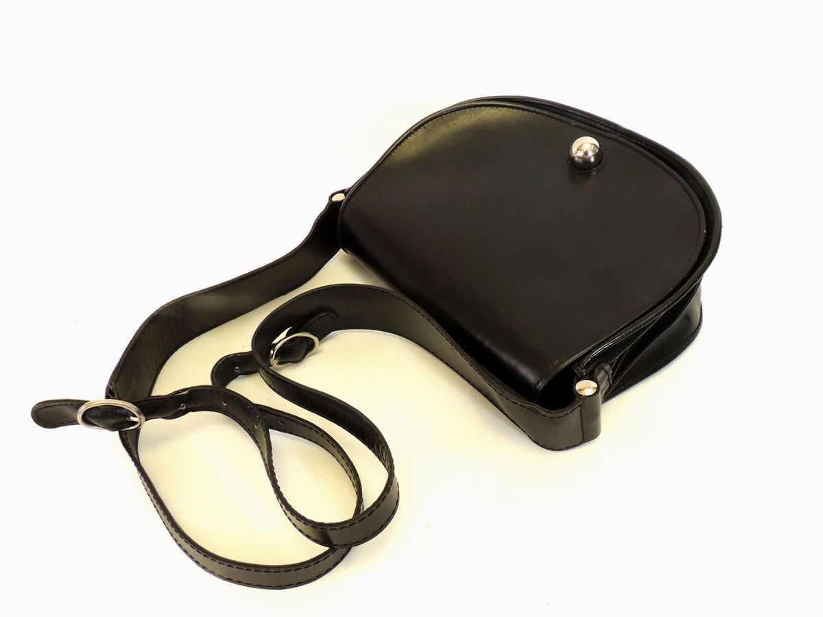 Borsa a Spalla in Pelle Nera, Gherardini