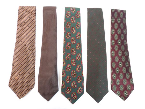 Lotto di cravatte in seta