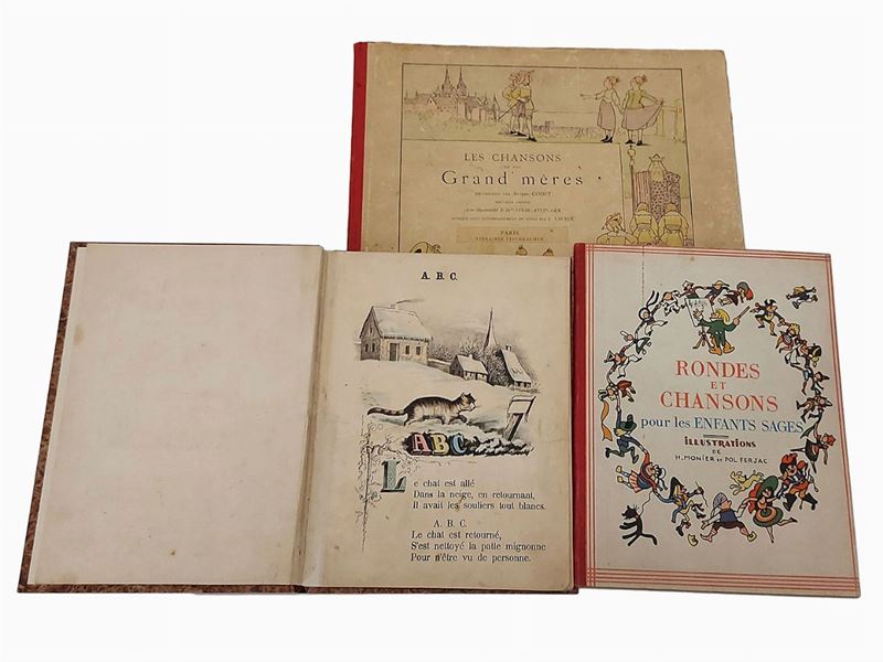 Lotto di Tre Libri D'epoca di Musica per Bambini