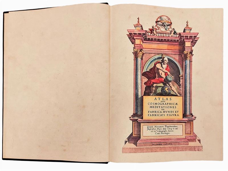 Lotto di Due Edizioni in Facsimile degli Atlas Mercator