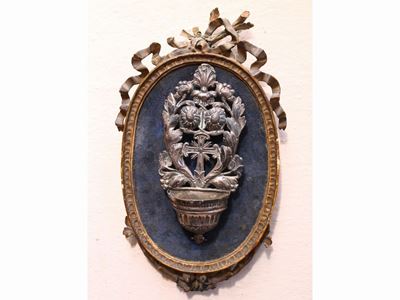 Acquasantiera in Argento