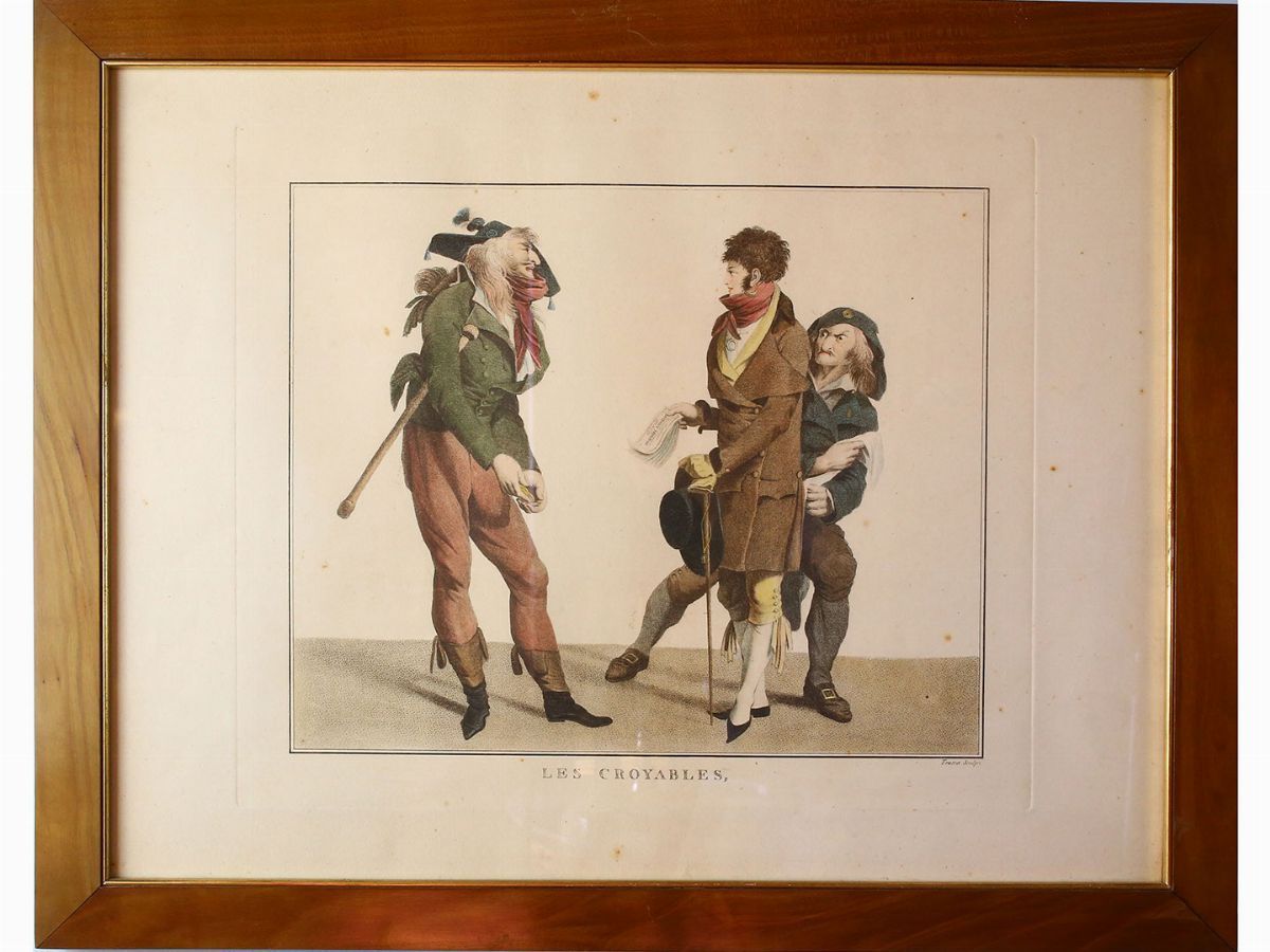 Da Carle Vernet, Scene Satiriche