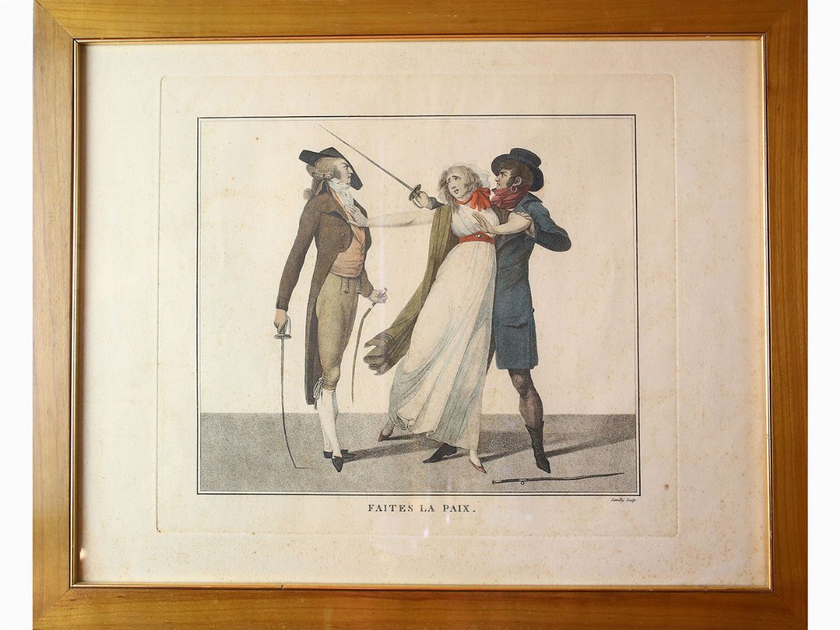 Da Carle Vernet, Scene Satiriche