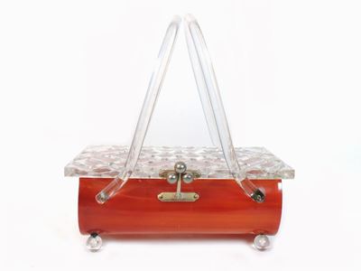 Borsa a Mano in Bachelite e Lucite