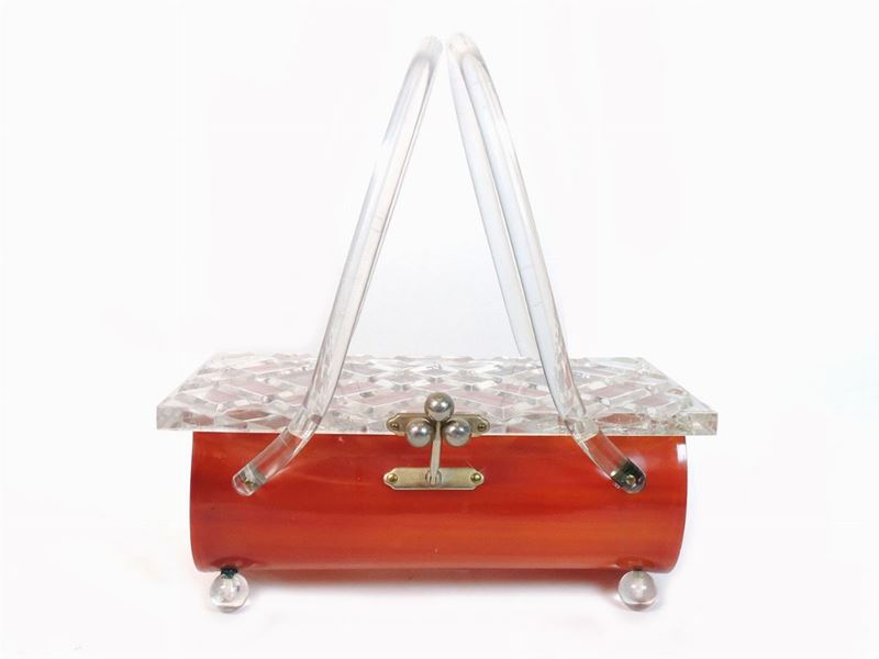 Borsa a Mano in Bachelite e Lucite