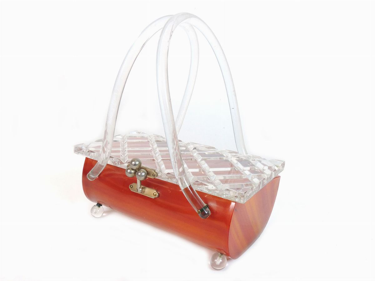 Borsa a Mano in Bachelite e Lucite