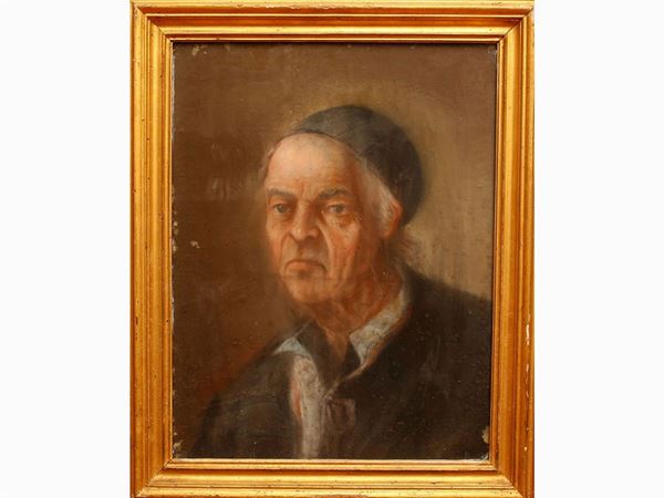 Scuola veneta : Portrait of a Man  (18th/19th century)  - Auction Furniture and Paintings from the Ancient Fattoria Franceschini, partly from Villa I Pitti - Maison Bibelot - Casa d'Aste Firenze - Milano