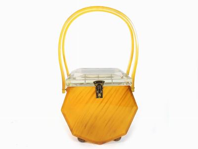 Borsa a Mano in Lucite, Lewsid Jewel By Llewellyn Inc.