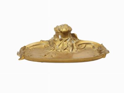 Calamaio in Bronzo Dorato Cassonet