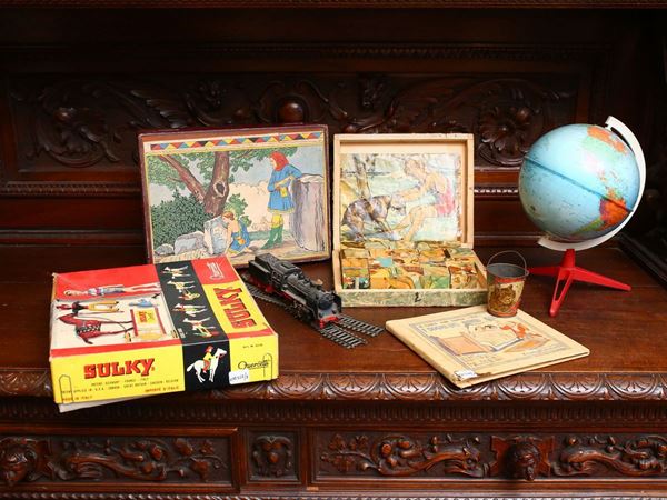 Lot of vintage games  (XX secolo)  - Auction Furniture and Paintings from the Ancient Fattoria Franceschini, partly from Villa I Pitti - Maison Bibelot - Casa d'Aste Firenze - Milano