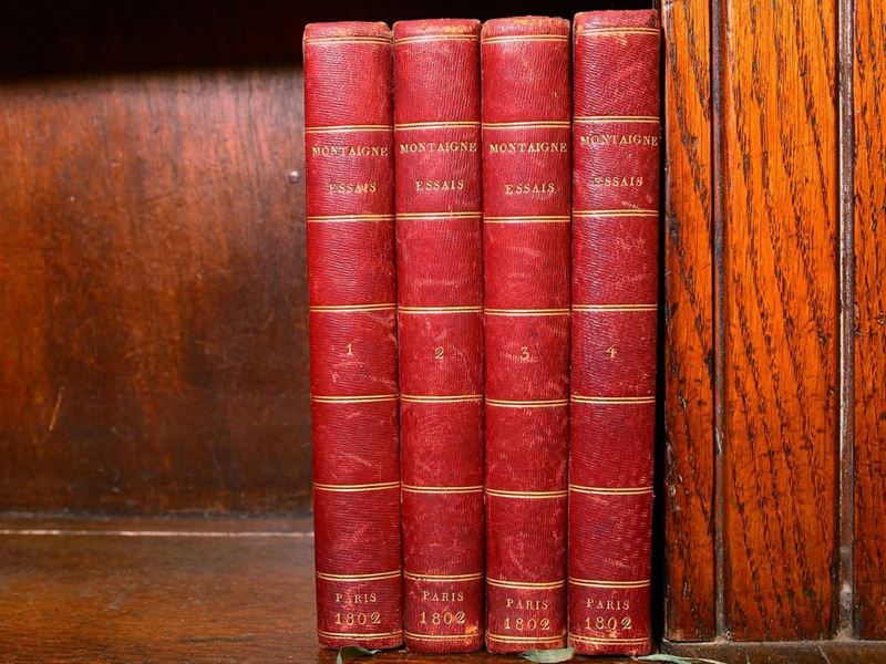 Essais De Michel Seigneur De Montaigne. Tome Premier [-quatrieme]