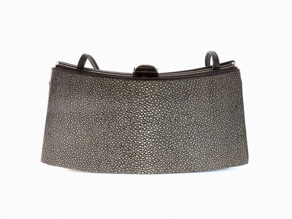 Stingray leather evening bag, Giorgio Armani