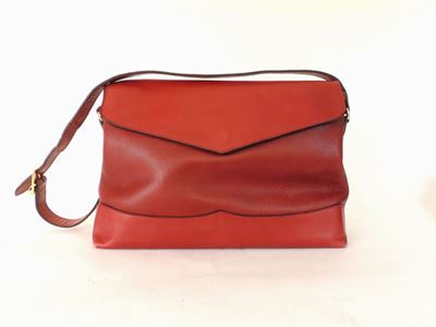 Borsa a Tracolla in Pelle Bordeaux, Gherardini
