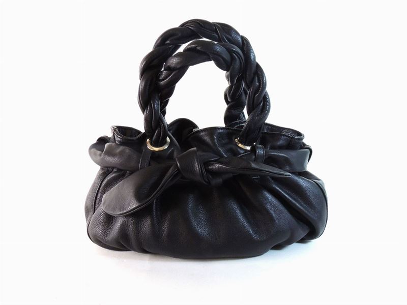 Borsa a Mano in Pelle Nera, Furla