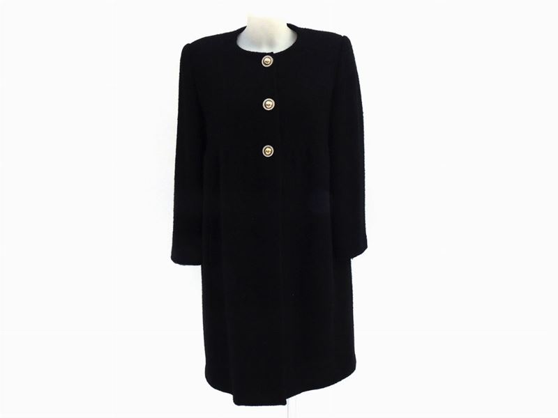Cappotto in Lana Nera, Mila Schön