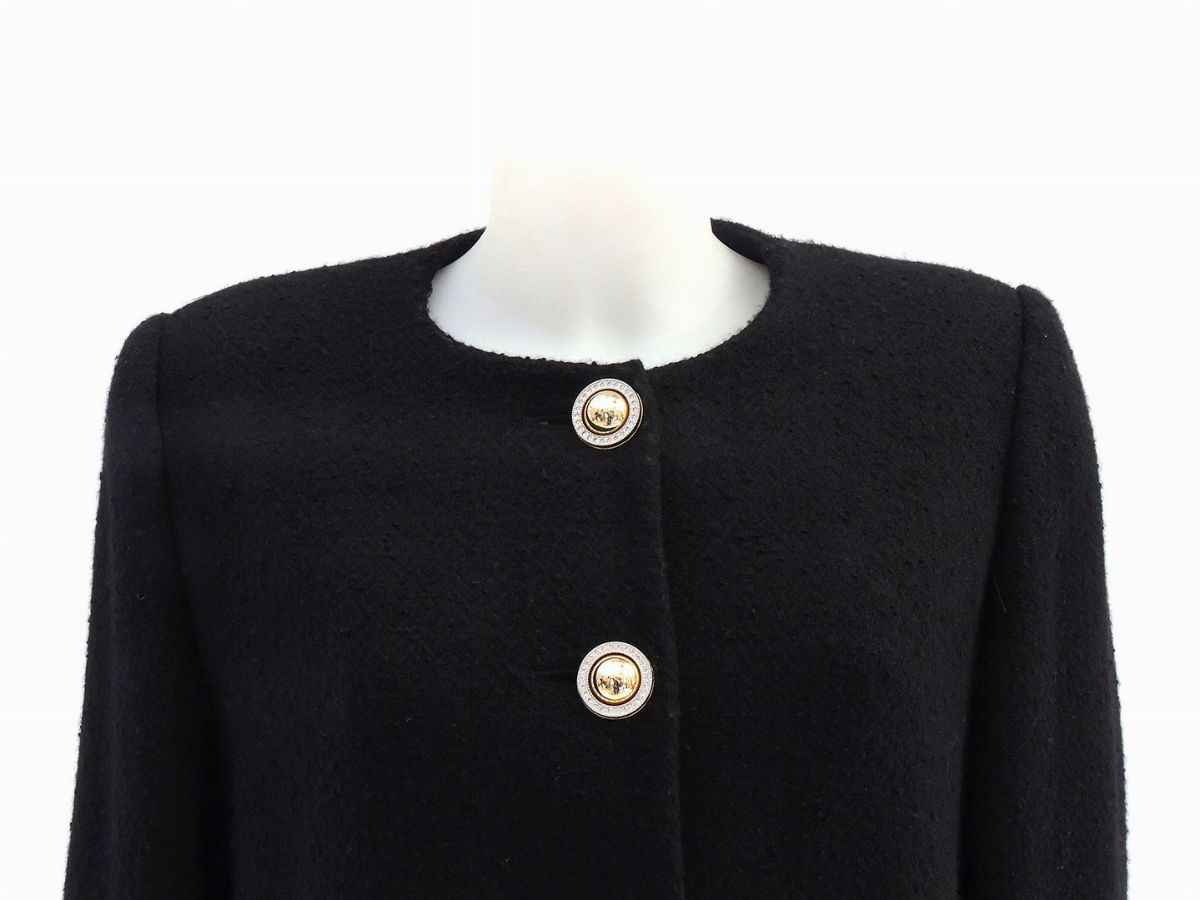 Cappotto in Lana Nera, Mila Schön