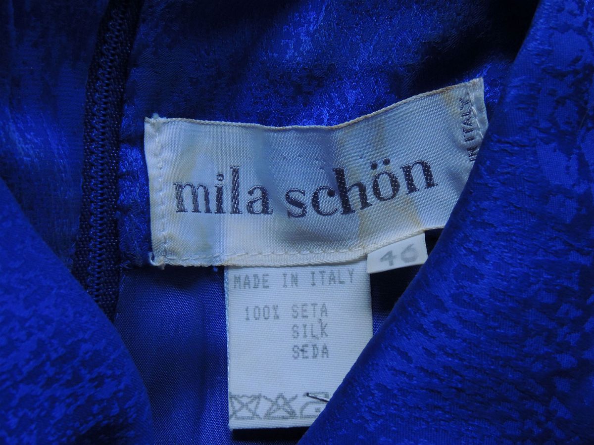Abito in Seta Blu, Mila Schön