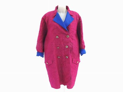 Cappotto in Seta Fucsia, Gianni Versace