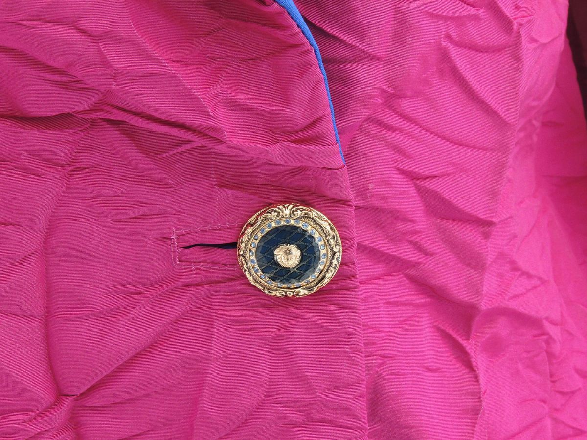 Cappotto in Seta Fucsia, Gianni Versace
