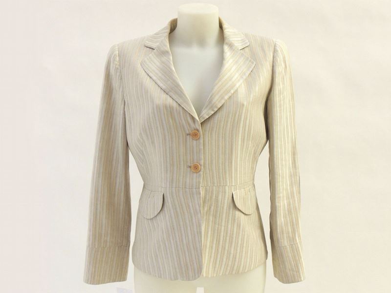 Completo in Lino Gessato, Giorgio Armani