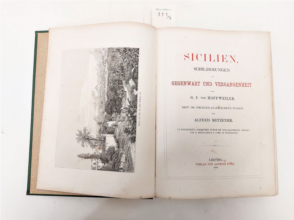 Lotto di Tre Libri D'epoca sulla Sicilia
