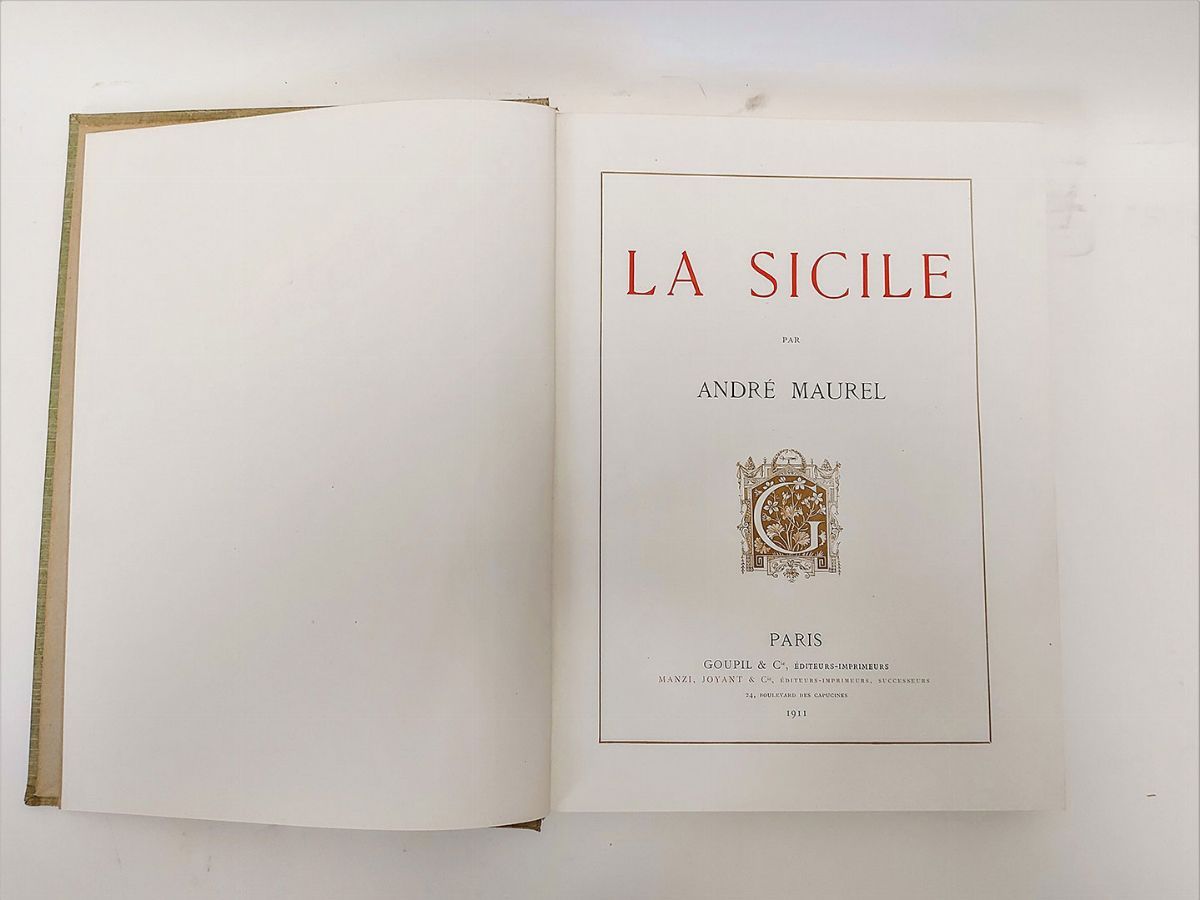 Lotto di Tre Libri D'epoca sulla Sicilia
