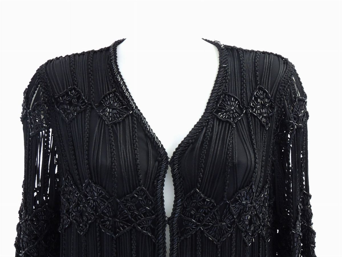 Soprabito in Viscosa Nera, Giorgio Armani