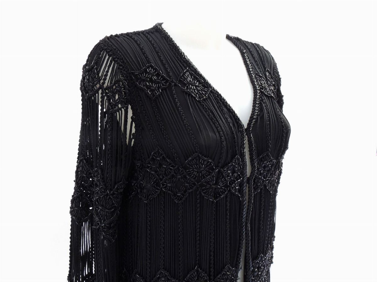 Soprabito in Viscosa Nera, Giorgio Armani