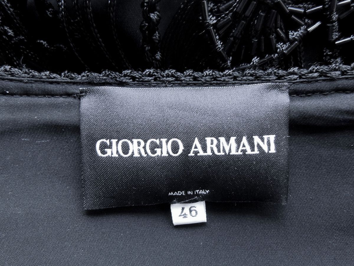 Soprabito in Viscosa Nera, Giorgio Armani