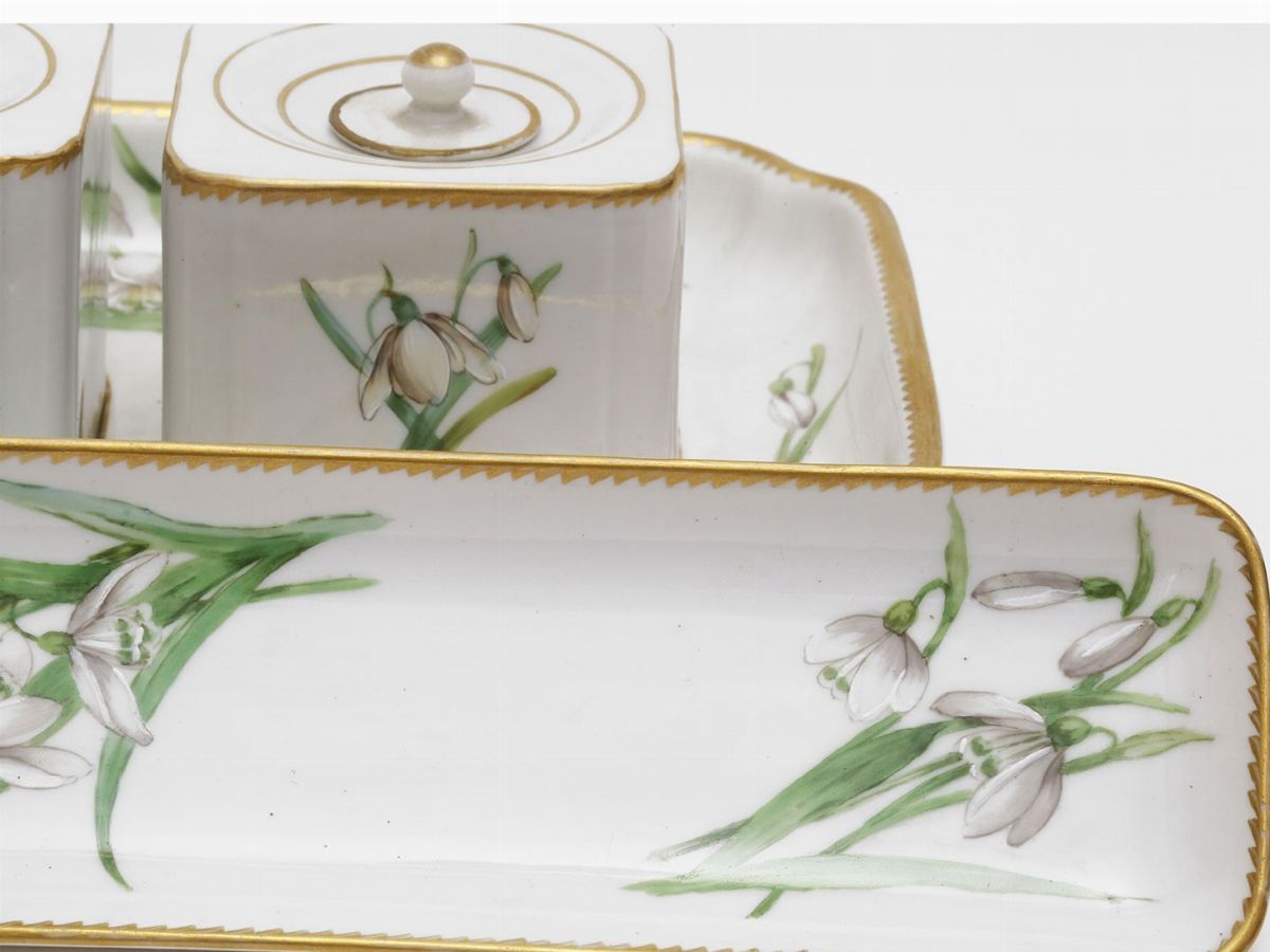 Set da Scrivania in Porcellana, Royal Copenaghen