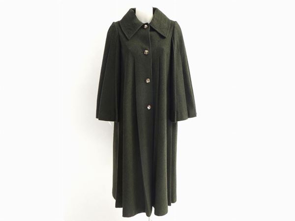 Green loden coat, Ritz Saddler Roma