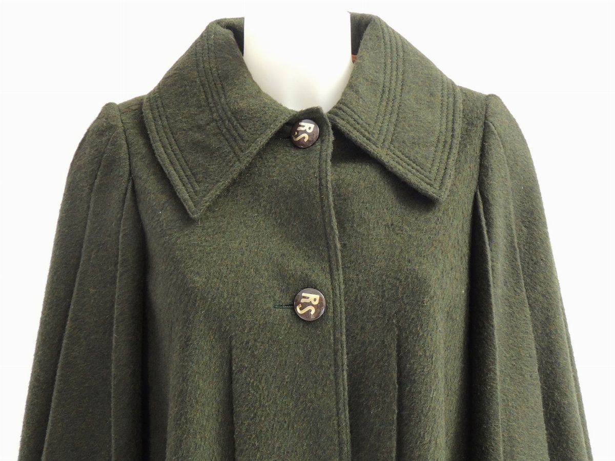 Cappotto in Loden Verde, Ritz Saddler Roma