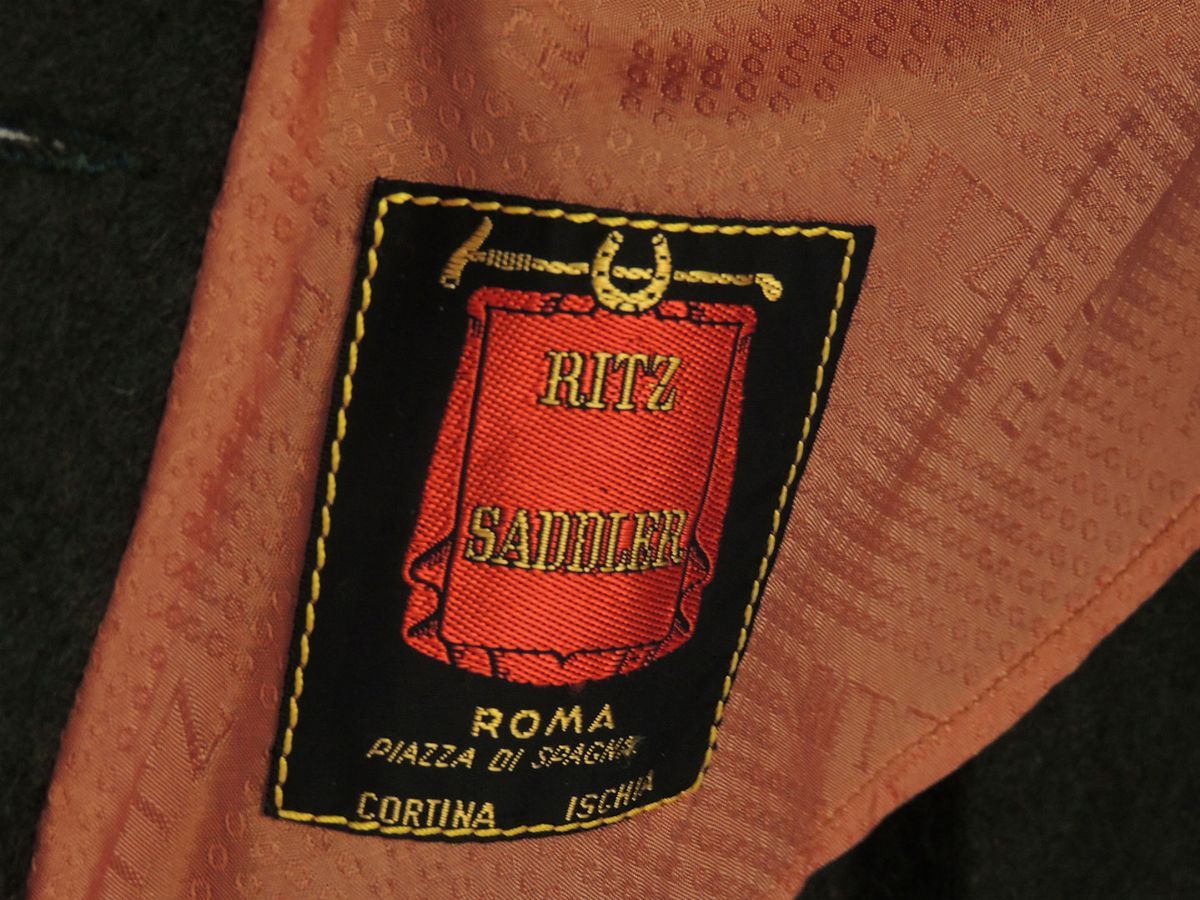 Cappotto in Loden Verde, Ritz Saddler Roma