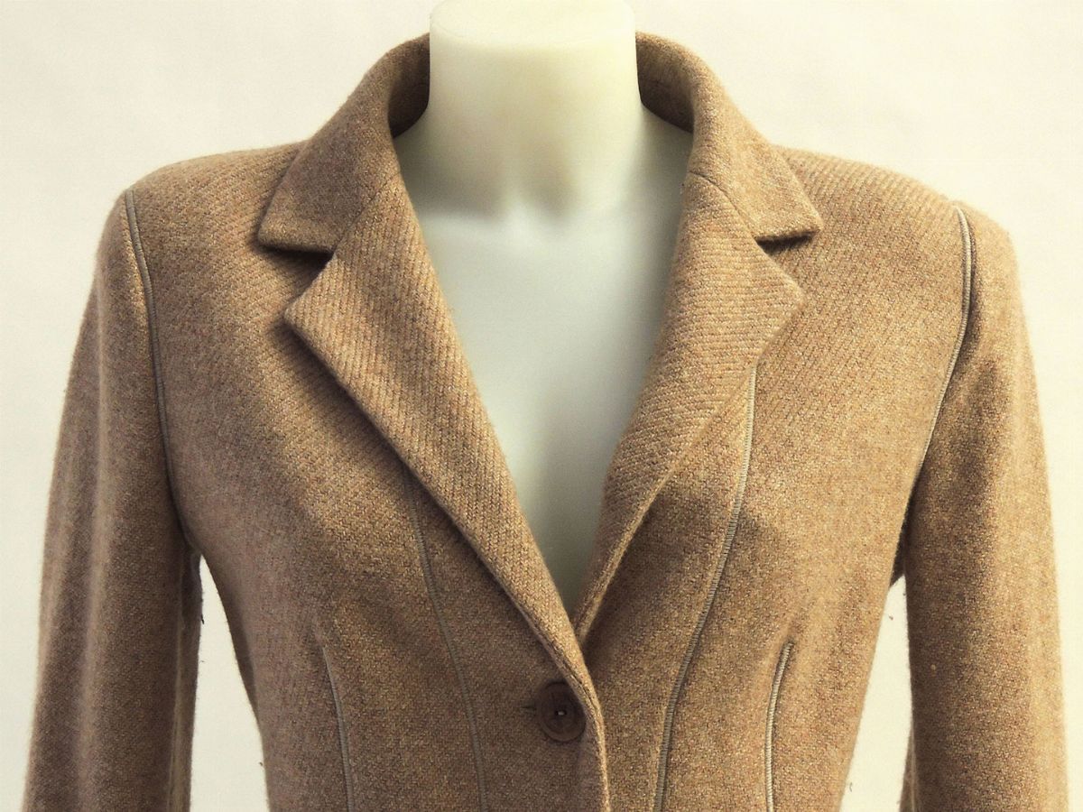 Giacca in Cashmere Beige, Giorgio Armani