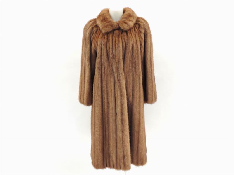 Cappotto in Visone Color Miele