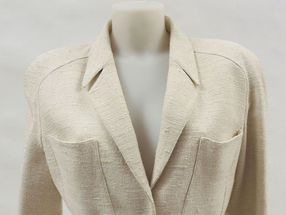 Completo in Seta Avorio, Mugler