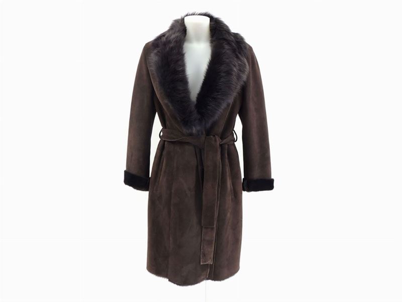 Cappotto Shearling Marrone, Diletta Lelli