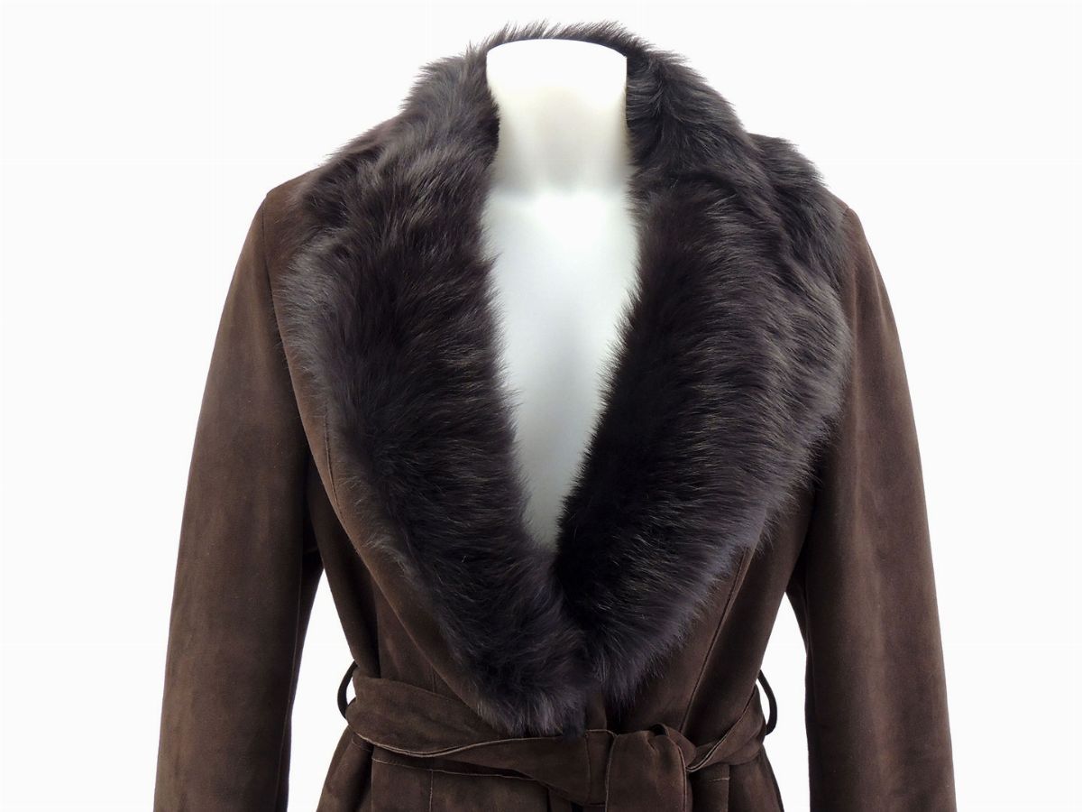 Cappotto Shearling Marrone, Diletta Lelli