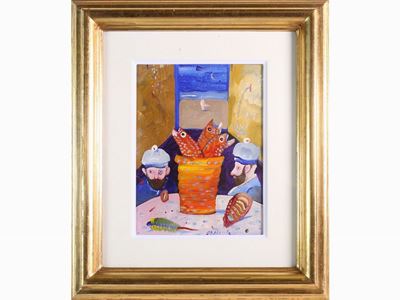 Paesaggio Marino e Personaggi