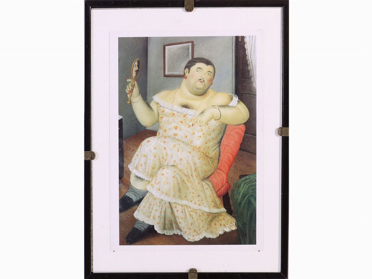 Lotto di Cartoline e Litografie: Alberto Fremura, Antonio Possenti e Fernando Botero