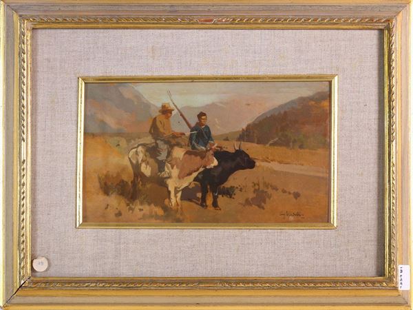 Eugenio Scorzelli - I Butteri dei Mazzoni