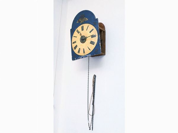 Pendulum wooden clock