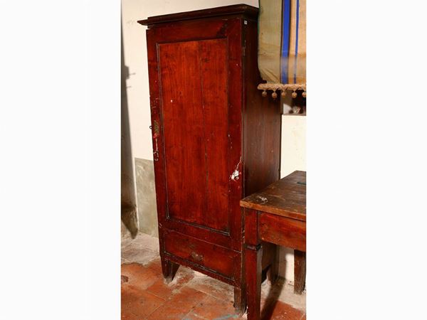 Soft wood rustic cabinet  (Tuscany, end of 19th / beginning of 20th century)  - Auction Furniture and Paintings from the Ancient Fattoria Franceschini, partly from Villa I Pitti - Maison Bibelot - Casa d'Aste Firenze - Milano
