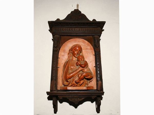 Devotional high-relief in terracotta