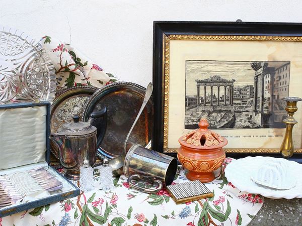 Lot of curiosities for the home and for the table  - Auction Tuscan style: curiosities from a country residence - Maison Bibelot - Casa d'Aste Firenze - Milano
