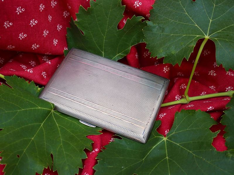 Astuccio Portasigarette in Argento